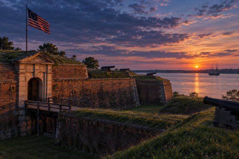 AI-created editorial interpretation of Fort Mifflin in Philadelphia