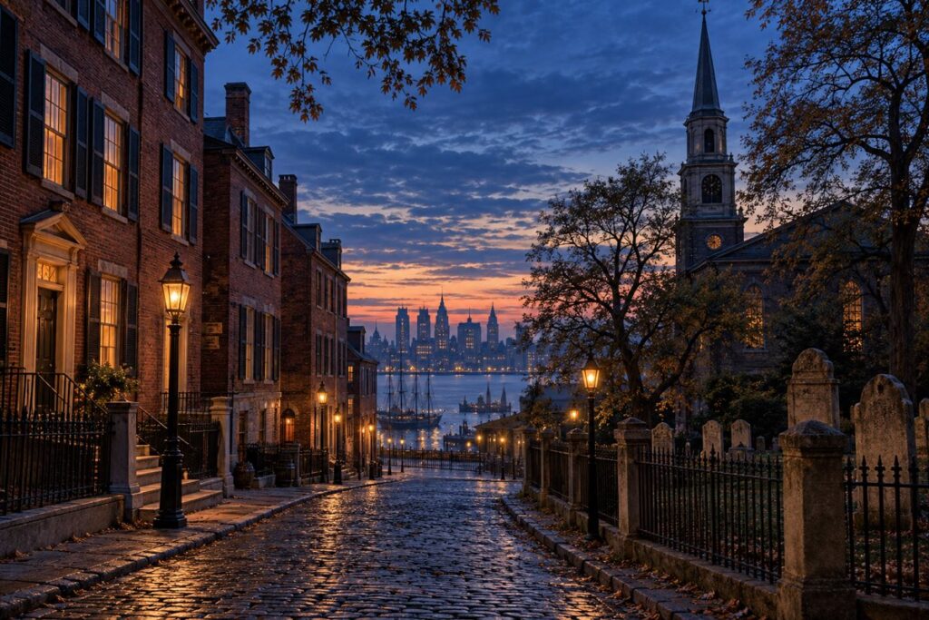 AI-created editorial interpretation of New York in New York