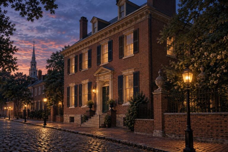 AI-created editorial interpretation of Powel House in Philadelphia
